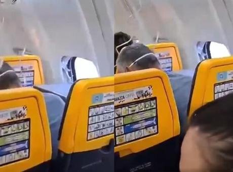 Ryanair Uçağında Büyük Panik: Motor Parçası Camı Kırdı, Yolcu Az Kalsın Dışarı Fırlıyordu